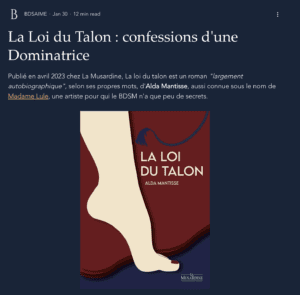 L&rsquo;article de BDSAime